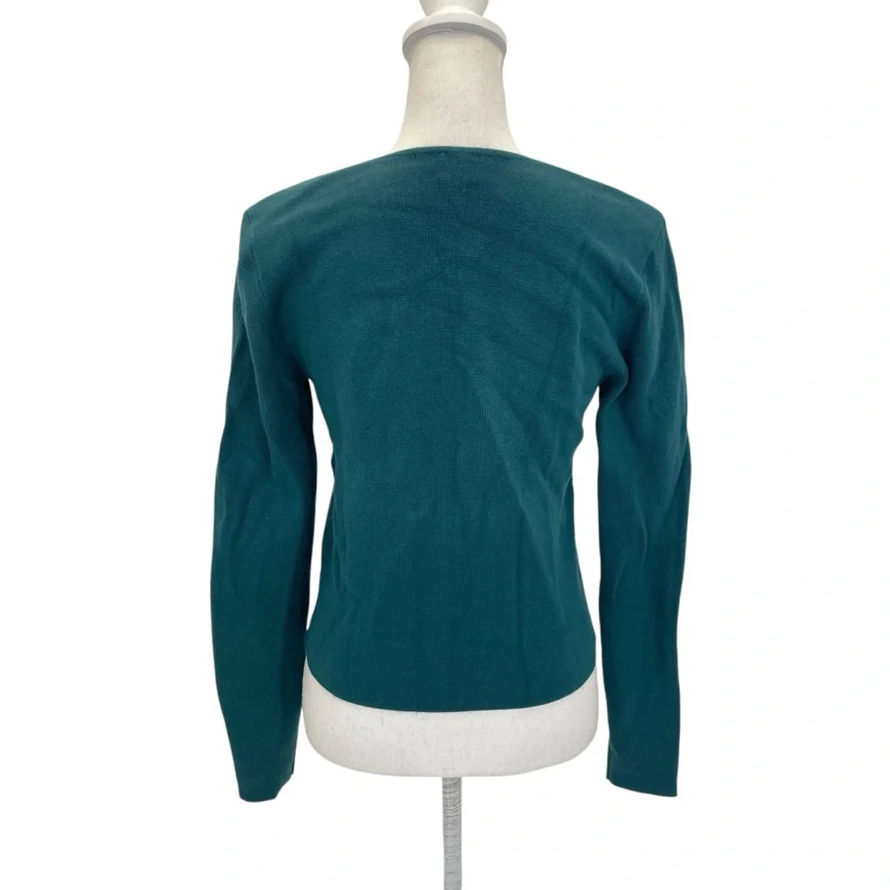 Abercrombie & Fitch Cardigan Sweater Large Green - Picture 4 of 12
